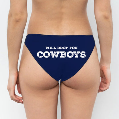 Will Drop For Cowboys Panties - Rally Panties