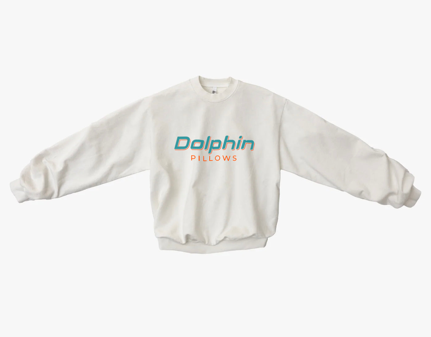 Miami Dolphin Pillows Crewneck Sweatshirt - Rally Panties