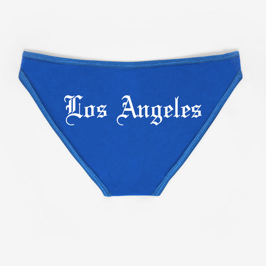 Los Angeles Blue and White Panties - Rally Panties