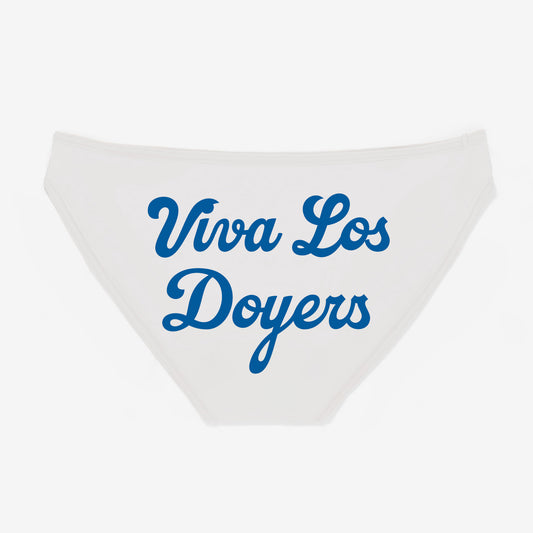 VIva Los Doyers Blue and White Panties - Rally Panties