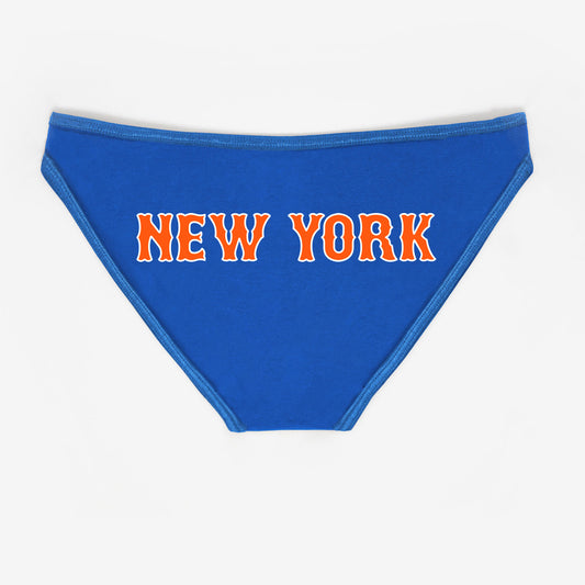 New York Blue and Orange Panties - Rally Panties