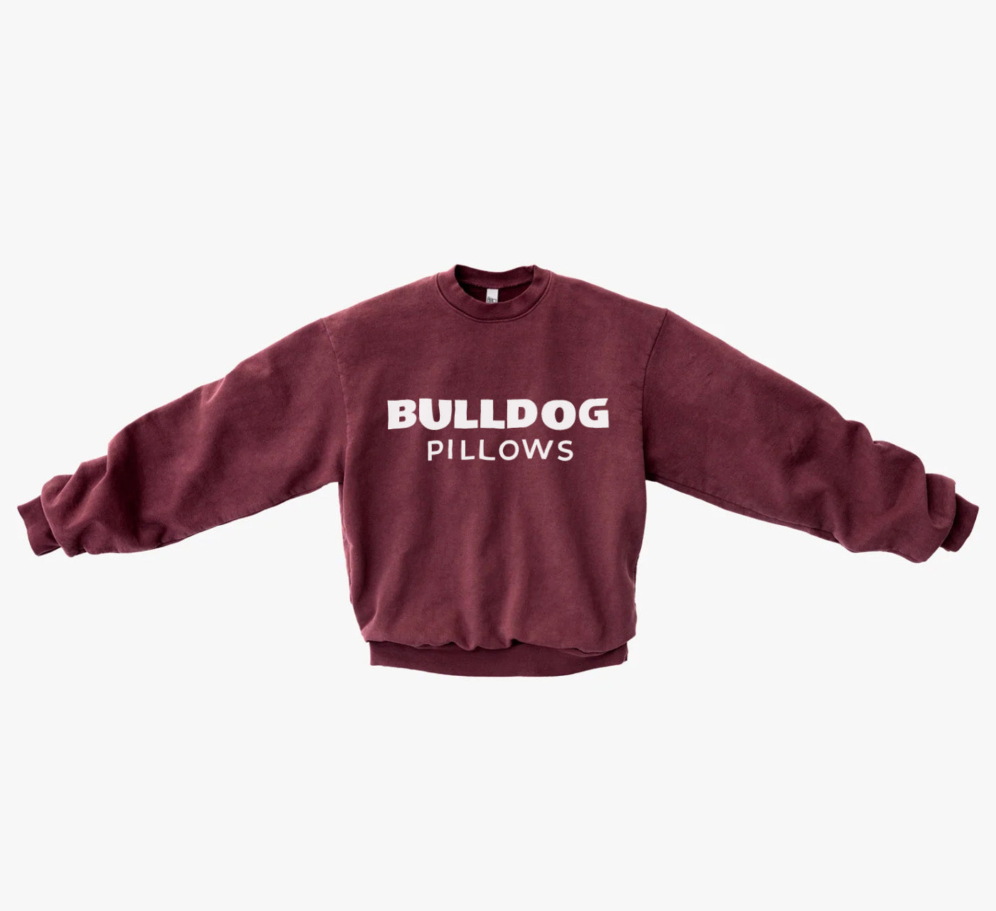 Georgia Bulldog Pillows Red Crewneck Sweatshirt - Rally Panties