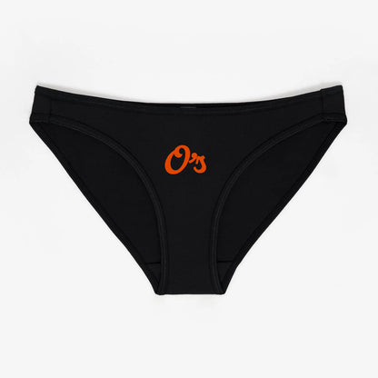 Baltimore Black and Orange Baseball Panties - Rally Panties