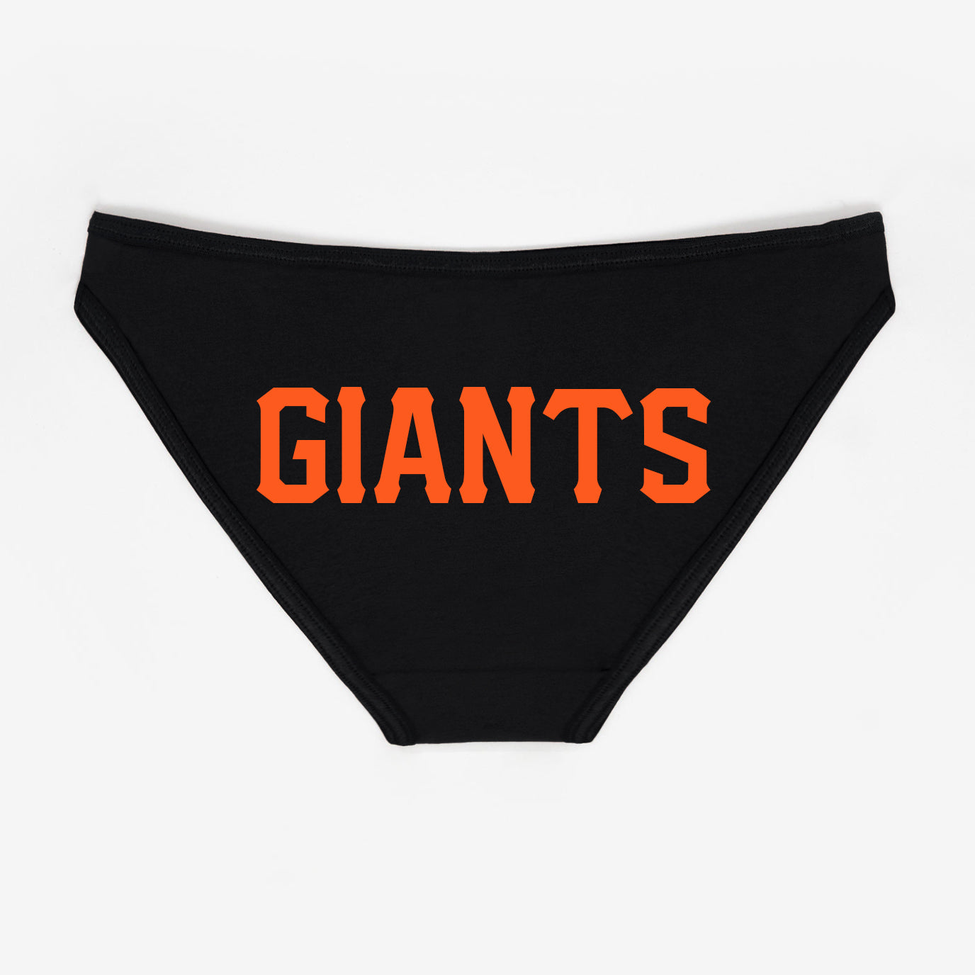 Giants Black and Orange Panties - Rally Panties