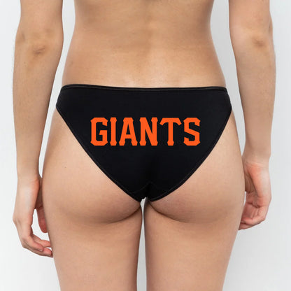 Giants Black and Orange Panties - Rally Panties